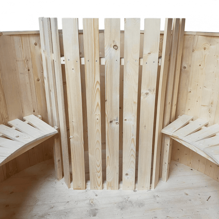 Ciubar cu apa fierbinte HotTub – Spa rustic, Ø =2,25 m, 4-10 pers - imagine 4