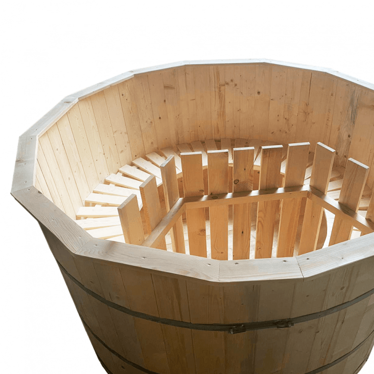 Ciubar cu apa fierbinte HotTub – Spa rustic, Ø =2,25 m, 4-10 pers - imagine 6