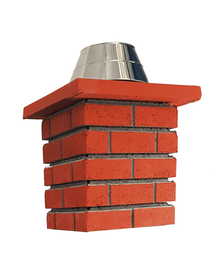 Coș de fum profesional - PremierHORN, culoare decorativă cărămiziu - imagine 3