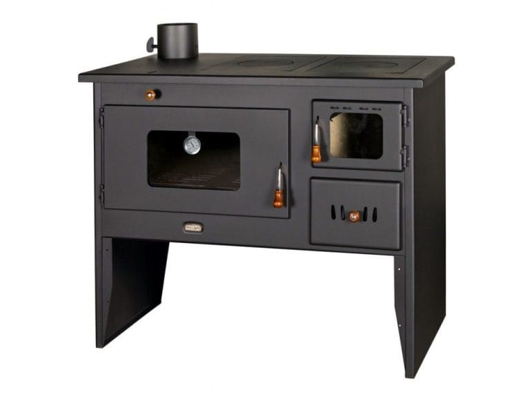 Soba metalică, Prity, 2P50 cu evacuare pe stânga, 115 kg, 80 cm x 99 cm x 60 cm - imagine 2