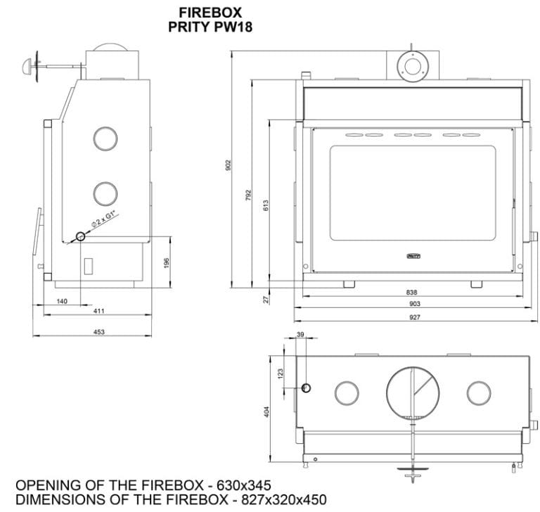 Semineu metalic, Prity, PW18, 139 kg, 79 cm x 89 cm x 41 cm - imagine 4