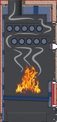 Cazan pe combustibil solid ECO 37kW - imagine 5