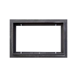 Ușă din fontă STIL 64 cu sticlă și reglare putere flacără, 640x440 mm - imagine 2