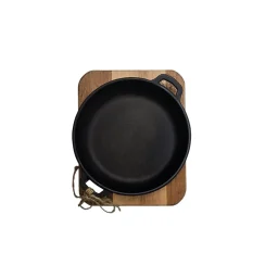 Tigaie fonta cu suport 20x4cm HoReCa cod produs T1011-01 - imagine 2