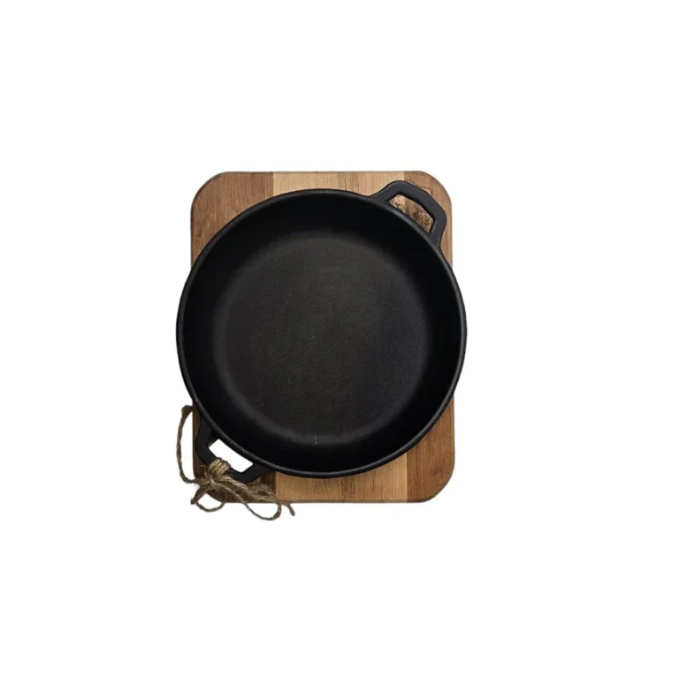 Tigaie fonta cu suport 20x4cm HoReCa cod produs T1011-01 - imagine 2