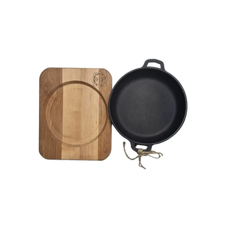 Tigaie fonta cu suport 20x4cm HoReCa cod produs T1011-01 - imagine 3