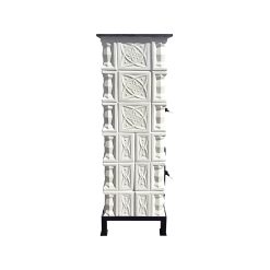 Semineu teracota Gospodarul 6 randuri diamant alb cu cuptor, usa sticla mare, evacuare la spate, 160 cm x 67 cm x 46 cm - imagine 6