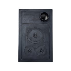 Soba teracota, MiniGospodarul, plita si cuptor, evacuare si cuptor stanga, maro, 78 cm x 70 cm x 46 cm - imagine 7