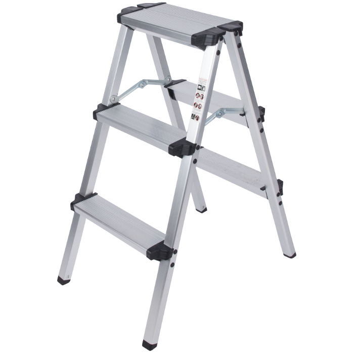 f-C2qTE0ODk Scara Aluminiu Dubla EvoTools - imagine 1