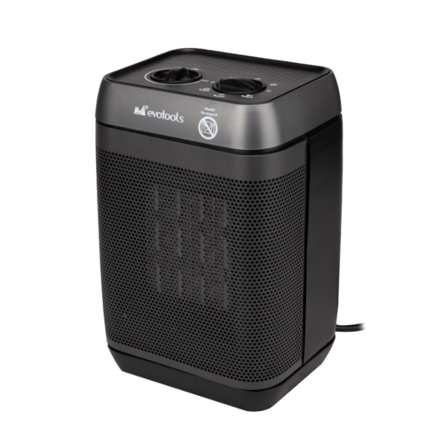 Aeroterma Electrica cu Rezistenta Ceramica si Rotire 90 grade CH1500A EvoTools - imagine 2
