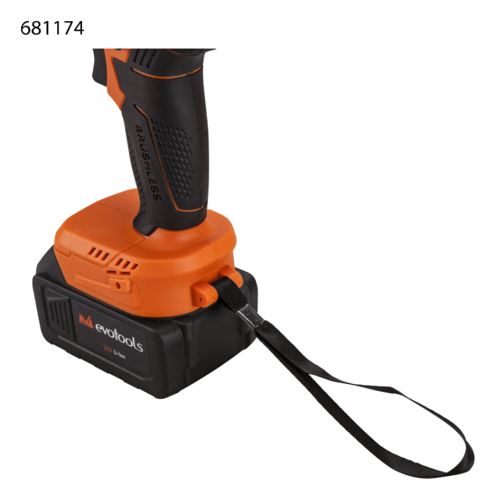 Masina de Gaurit si Insurubat fara Acumulator si Incarcator Mandrina Rapida Metalica Brushless EvoTools - imagine 4