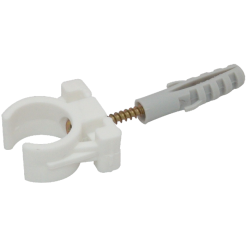 Clema Plastic Fixare Tevi cu Diblu si Holzsurub - imagine 2