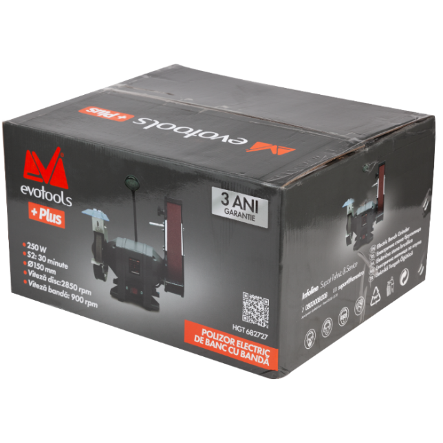 Polizor Electric de Banc cu Banda BG250 EvoTools +Plus - imagine 2