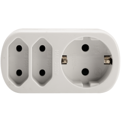 Adaptor Priza Triplu Schuko 2043