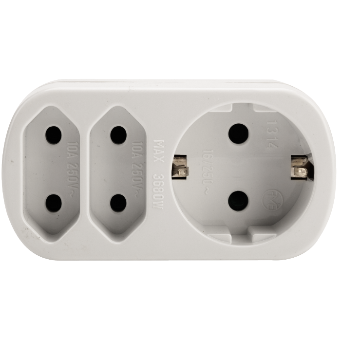 f-C2qDI5Nw Adaptor Priza Triplu Schuko 2043 - imagine 1