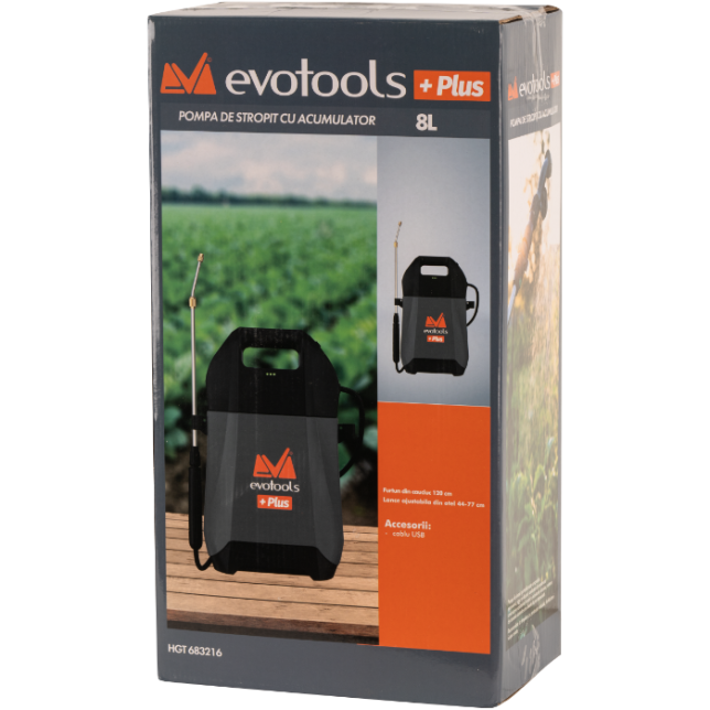 Pompa de Stropit cu Acumulator EvoTools +Plus - imagine 3