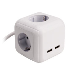 Cub Multifunctional cu Priza Schuko si USB - imagine 2