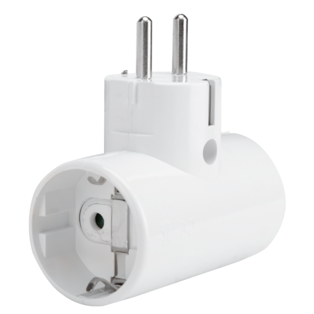 Adaptor Priza Dublu Schuko - imagine 2