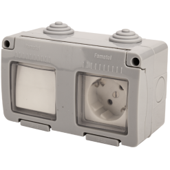 Priza Schuko + Intrerupator Exterior Promo - imagine 2