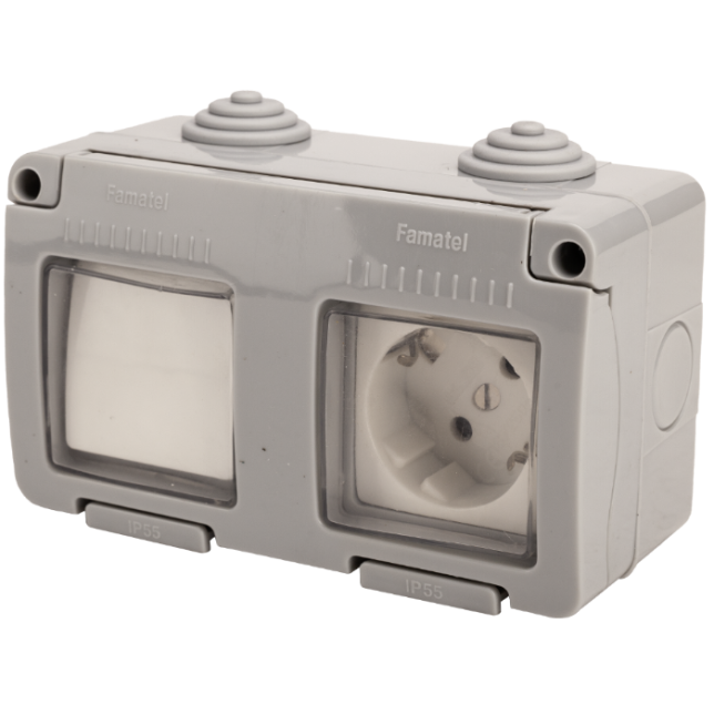 Priza Schuko + Intrerupator Exterior Promo - imagine 2