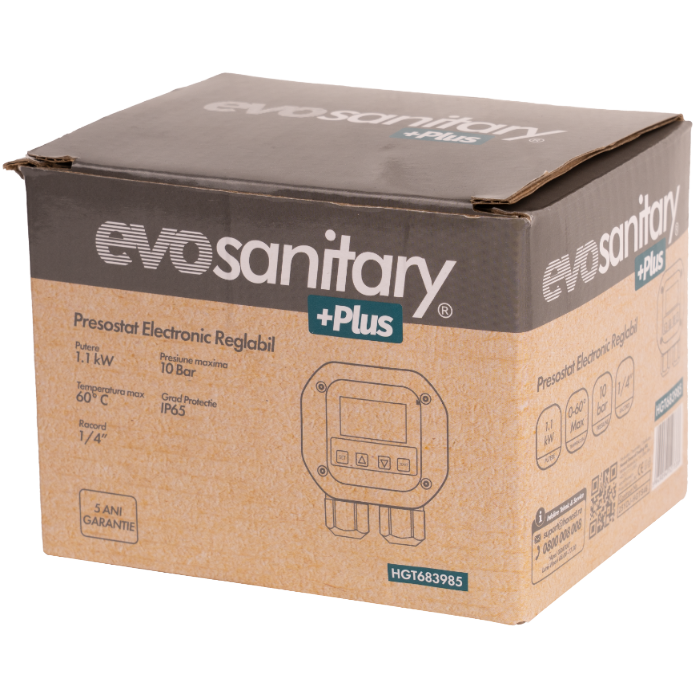 Presostat Electronic Reglabil EvoSanitary +Plus - imagine 2