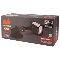 Polizor Unghiular fara Acumulatori si Incarcator 2 x MAX 20V POWER EvoTools +Plus - imagine 6