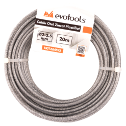 Cablu Otel Zincat Plastifiat 2097 EvoTools - imagine 2
