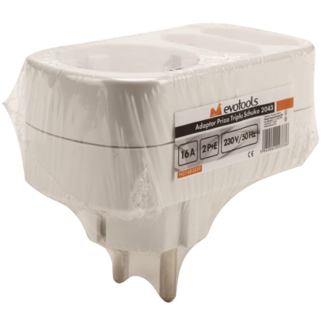 Adaptor Priza Triplu Schuko 2043 - imagine 2