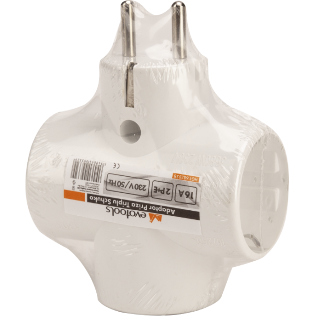 Adaptor Priza Triplu Schuko - imagine 2
