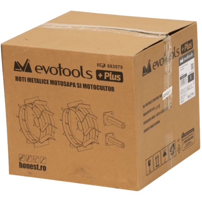 Roti Metalice cu Manicot Motosapa/Motocultor EvoTools +Plus - imagine 2