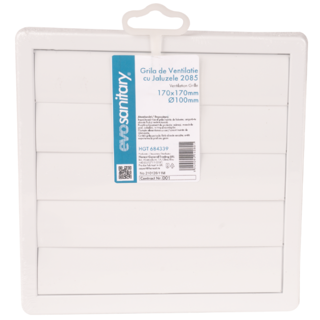 Grila de Ventilatie Cu Jaluzele 2085 EvoSanitary - imagine 3